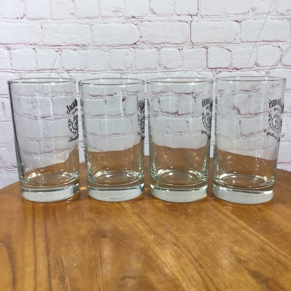 Vintage Jack Daniel’s Embossed Old Time Old  No. 7 Tennessee Whiskey Glasses - Picture 3 of 7